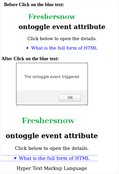 HTML ontoggle attribute