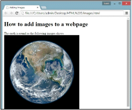 Adding images to HTML 5 Example