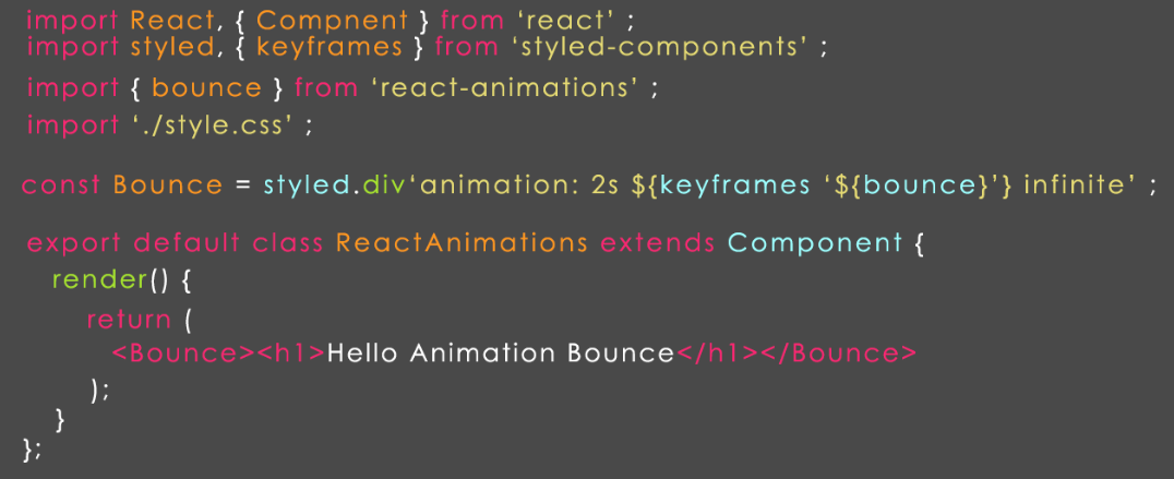 react js animations