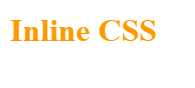 Inline CSS output