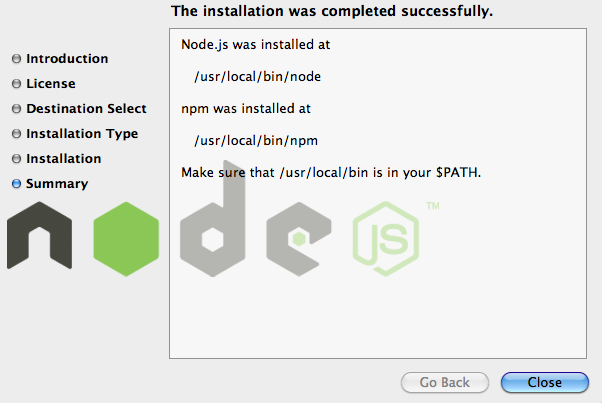 install nodejs mac