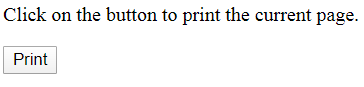 window.print() Example Output