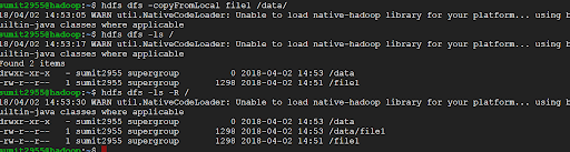 Hadoop - copyFromLocal Command1